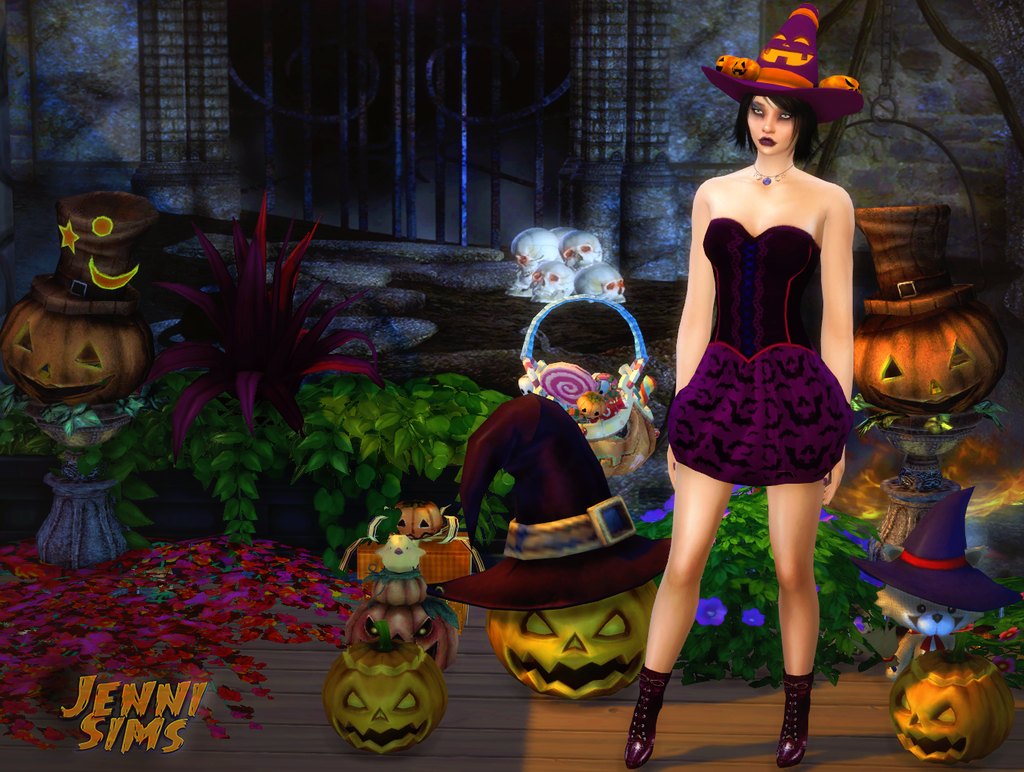 My Sims 4 Blog Halloween Decor by JenniSims