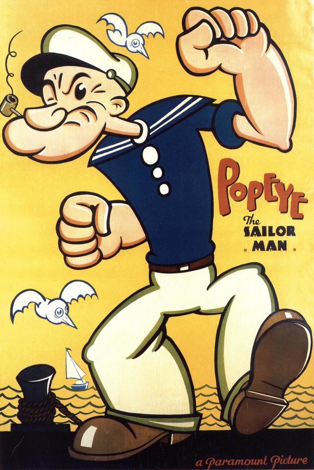 American top cartoons Popeye the sailor man