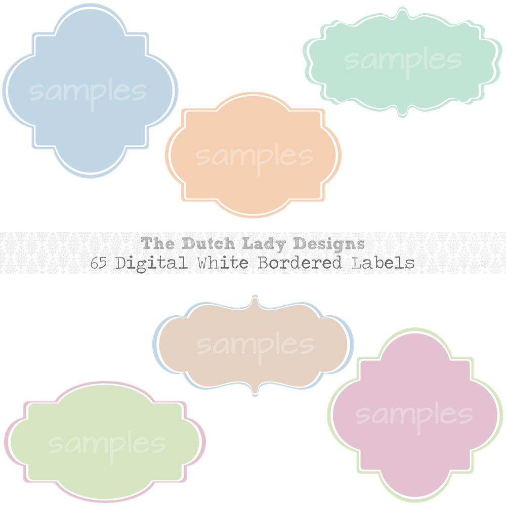 labels with border