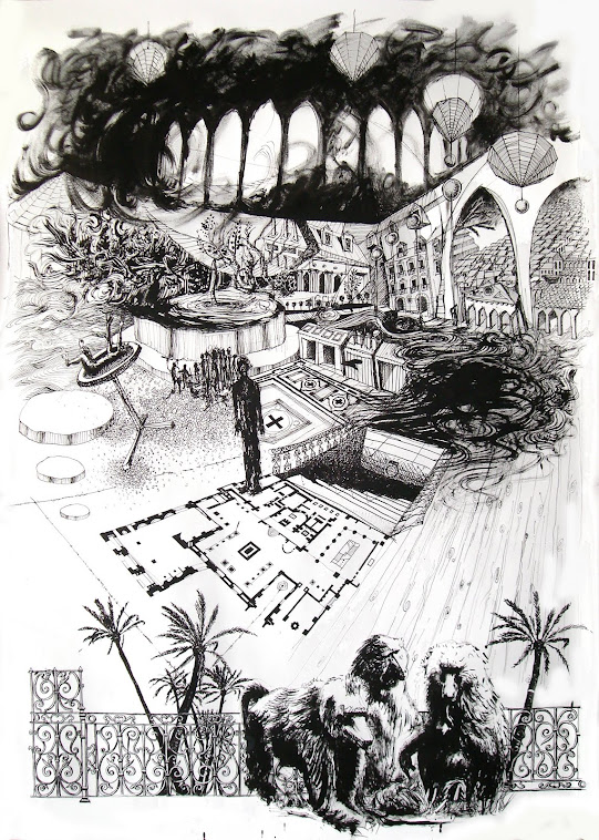 Série des grands dessins à l'encre, 2009 à 2014