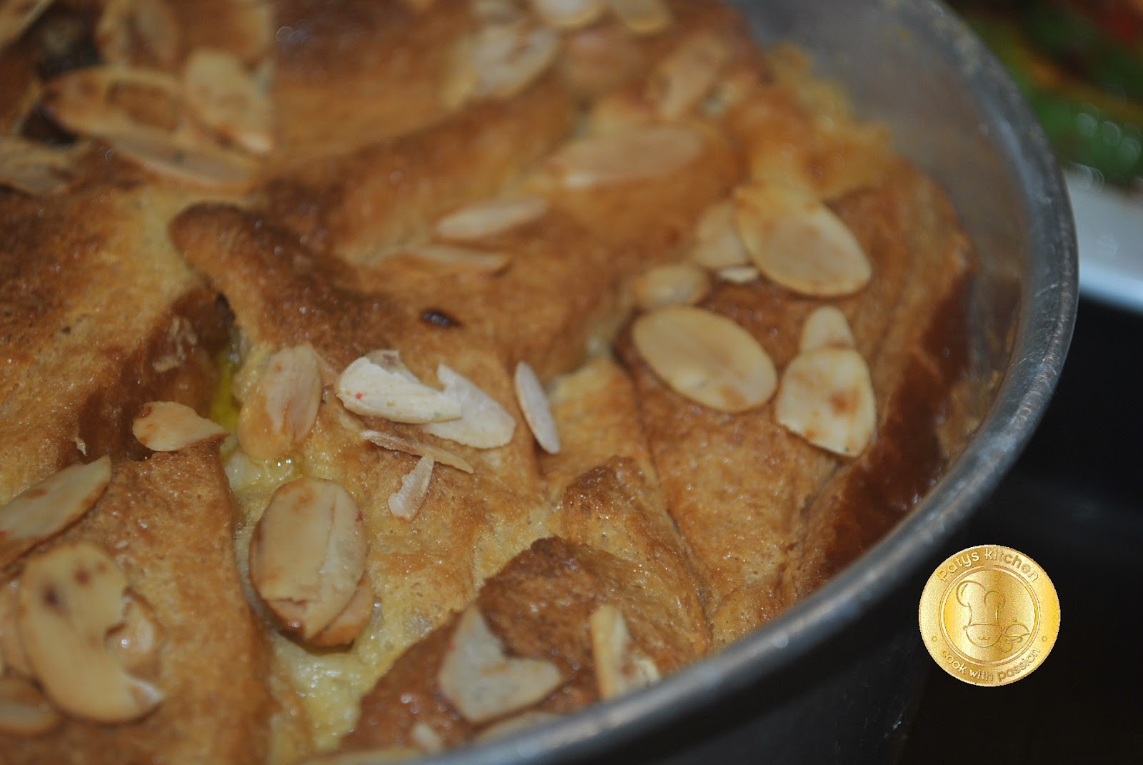 PATYSKITCHEN ALMOND BREAD BUTTER PUDDING
