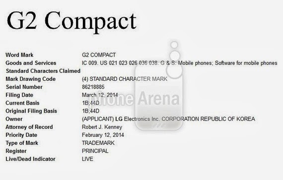 LG G2, Μετά το Mini έρχεται το Compact;