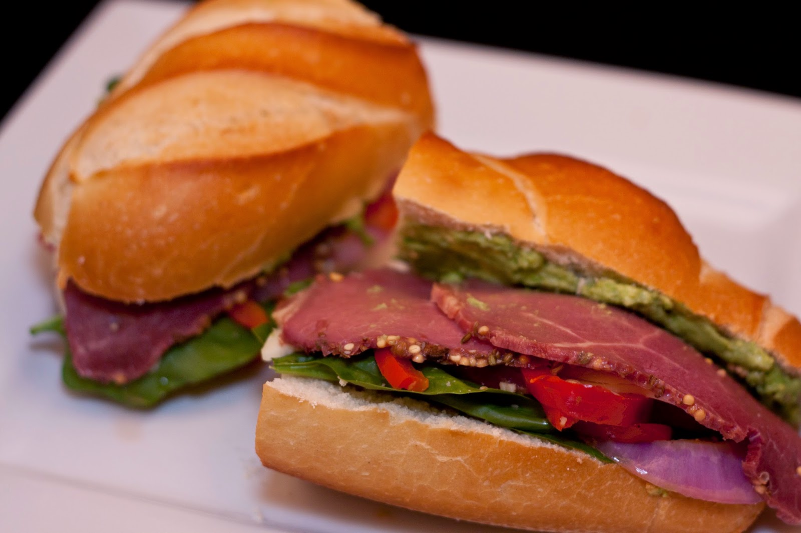 Bison Pastrami Sandwich