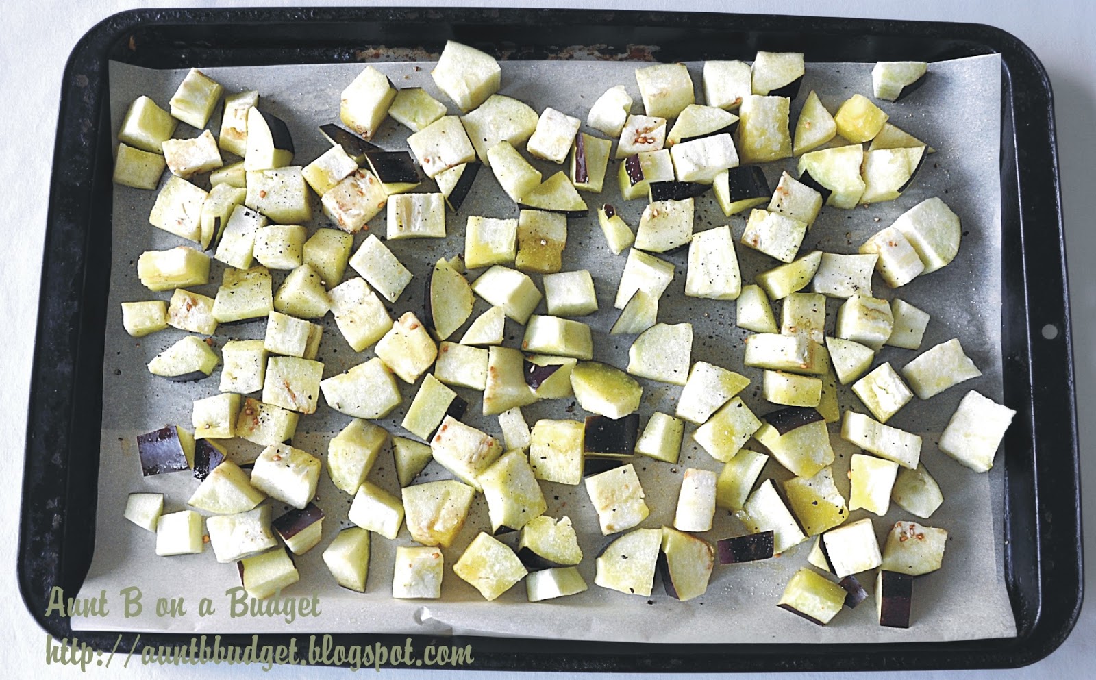 Aunt B on a Budget Turkey and Eggplant Parmagiana Casserole