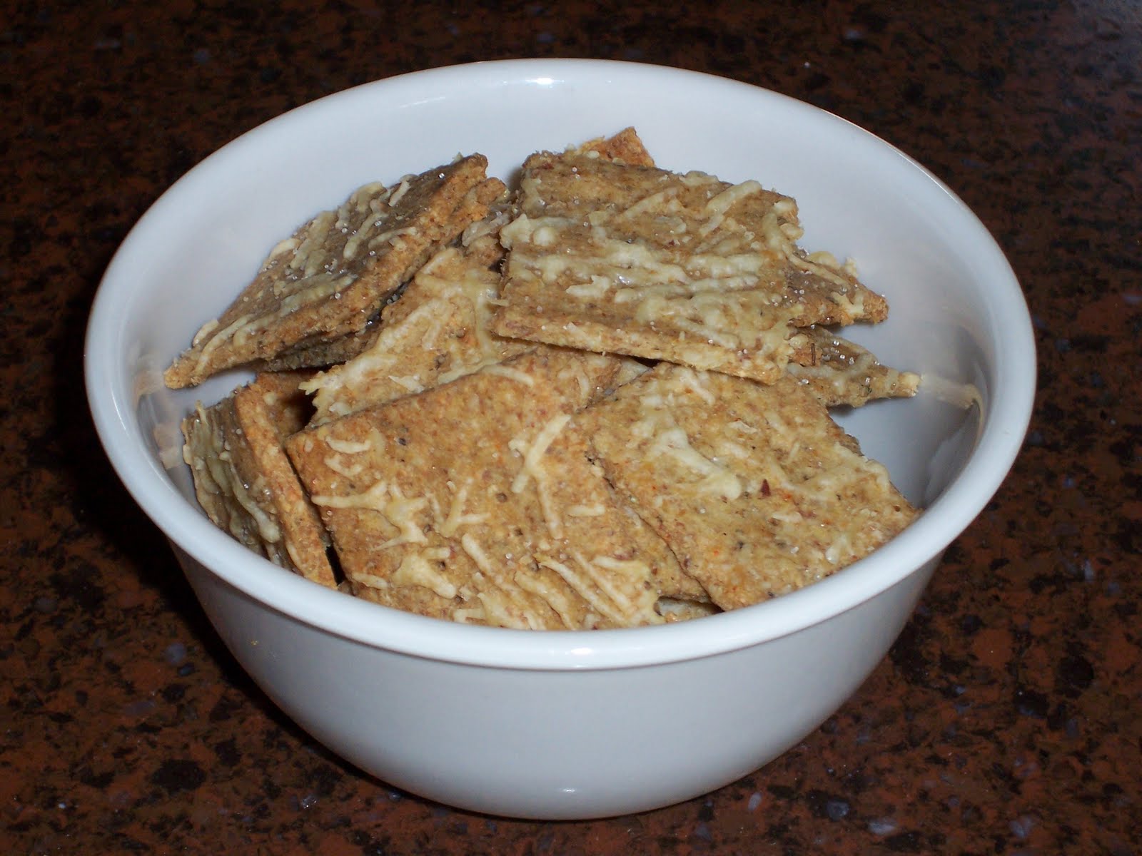 Delicious Low Carb Recipes Low Carb Parmesan and Herb Crackers