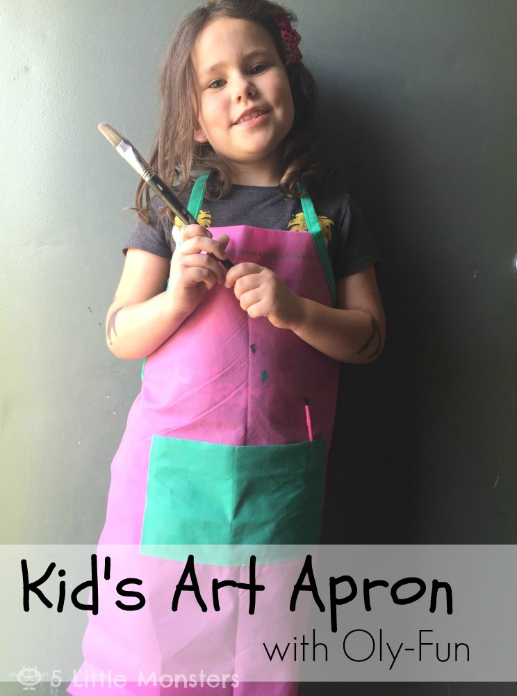 5 Little Monsters: Easy Kid's Art Apron
