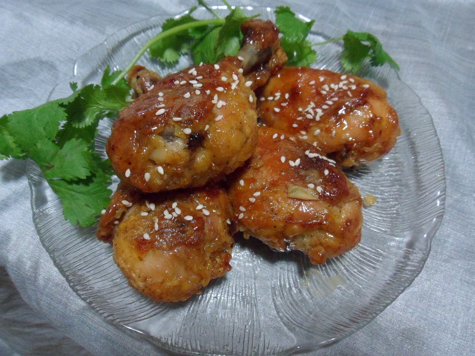Sweet Frosting Honey Garlic Chicken Drumsticks