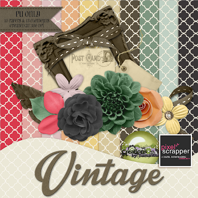 Free scrapbook kit "Thankful" by Creations by Samantha
