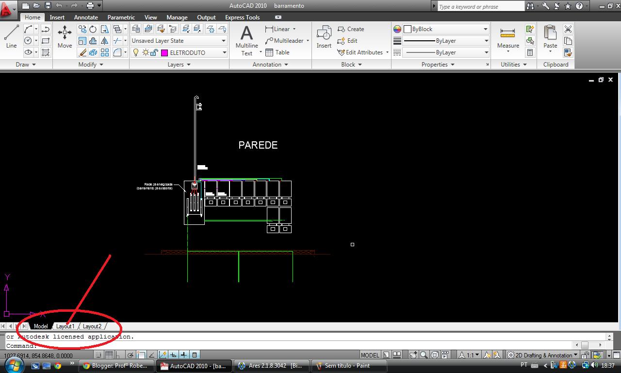 Professor Roberto Fernandes Como colocar desenhos na escala desejada