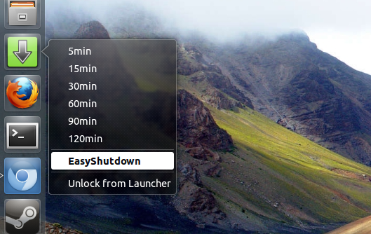 schedule shutdowns in ubuntu1304