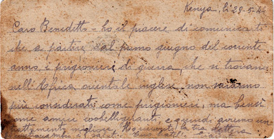 Is Arrioresus Cartolina Di Un Prigioniero Di Guerra Riolese