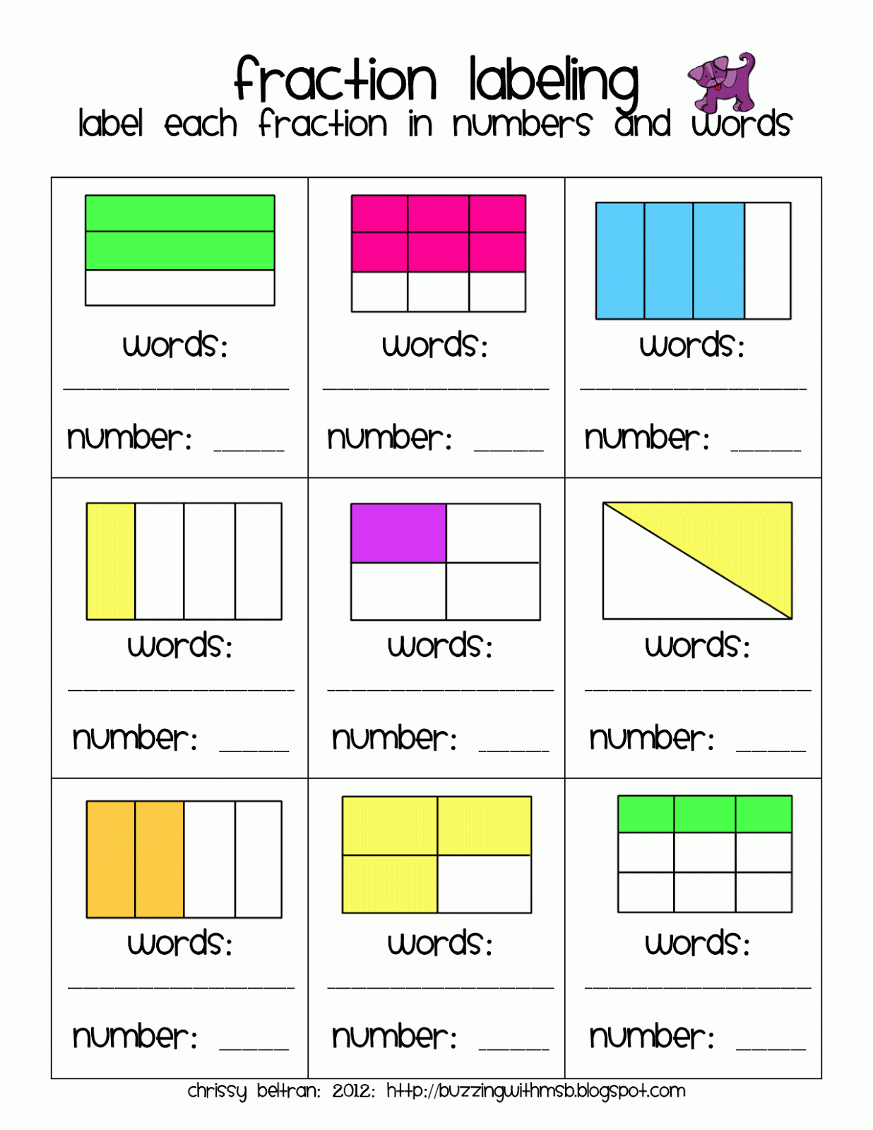 Clipart Fractions