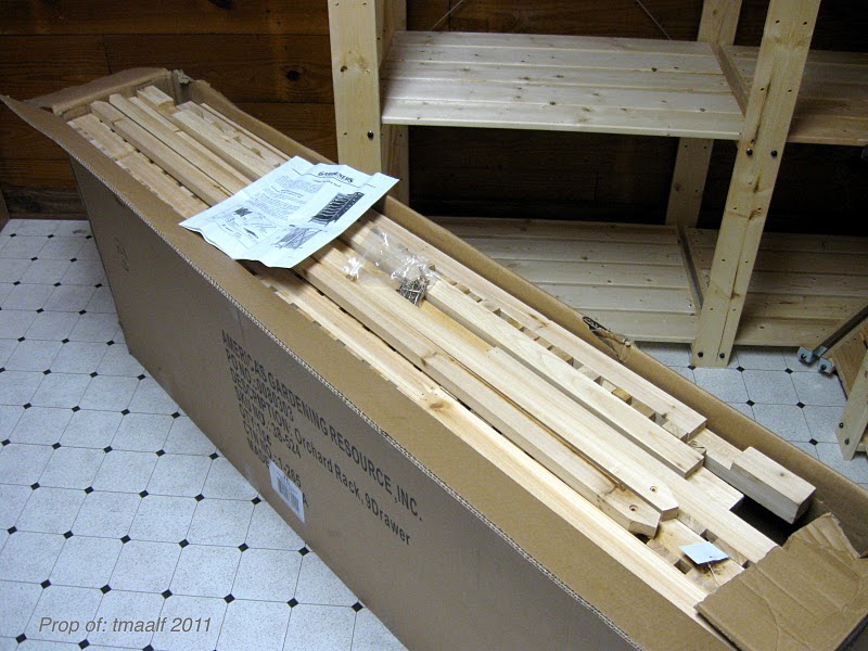 Two Men and a Little Farm ORCHARD RACK BUILT AND IN PLACE