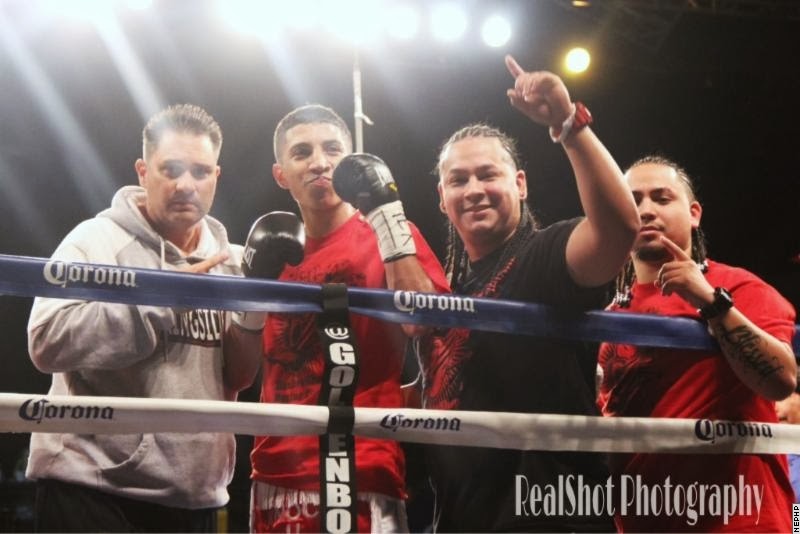Mario 'New Golden Boy' Barrios after his (Professional Boxing Debut)