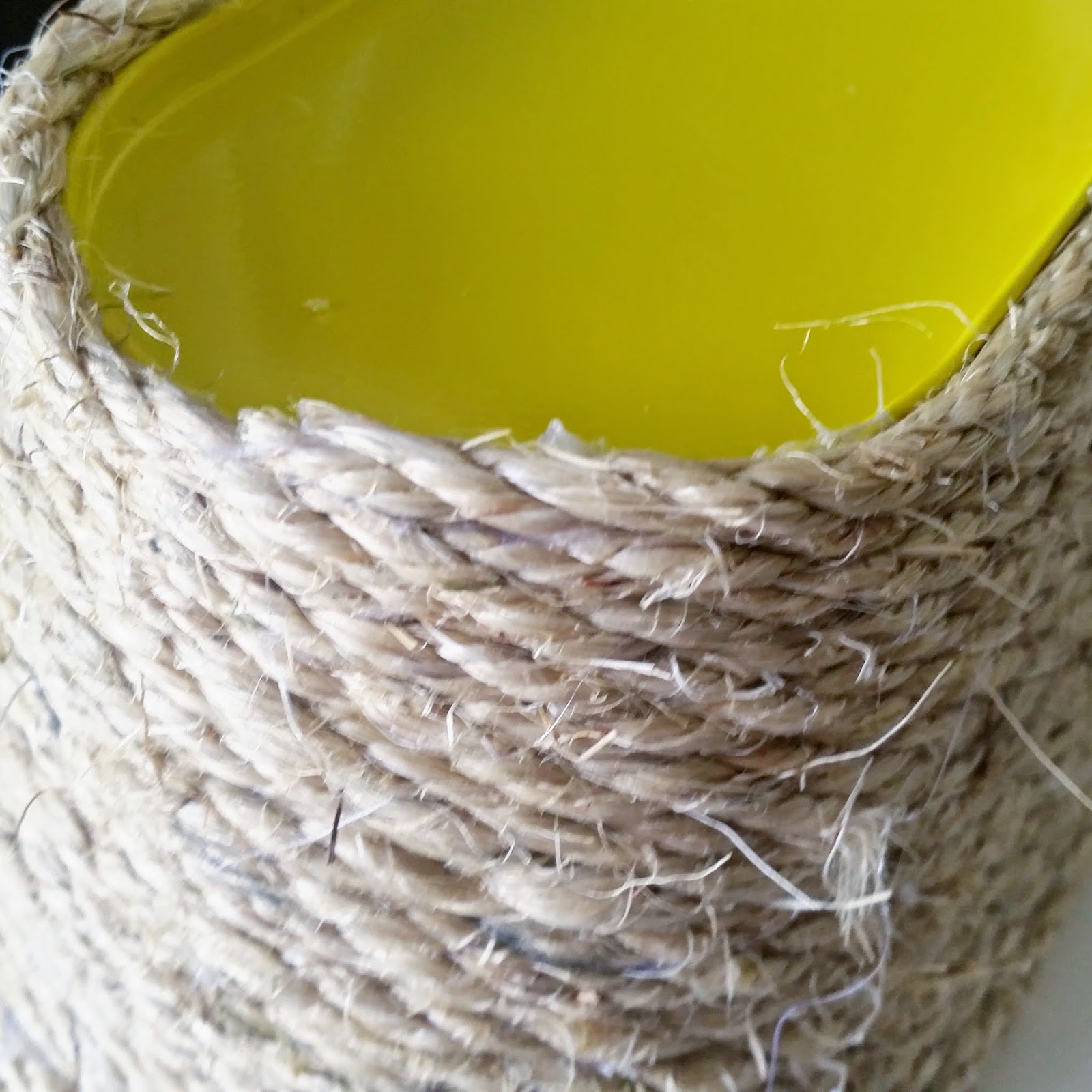 Organising me and mine DIY Sisal Rope Bowls...