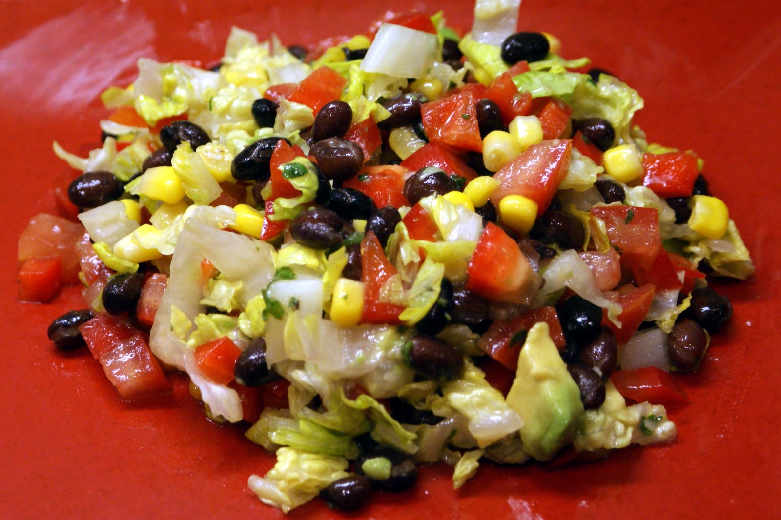 The Baker's Mann Mexican Chopped Salad with HoneyLime Dressing