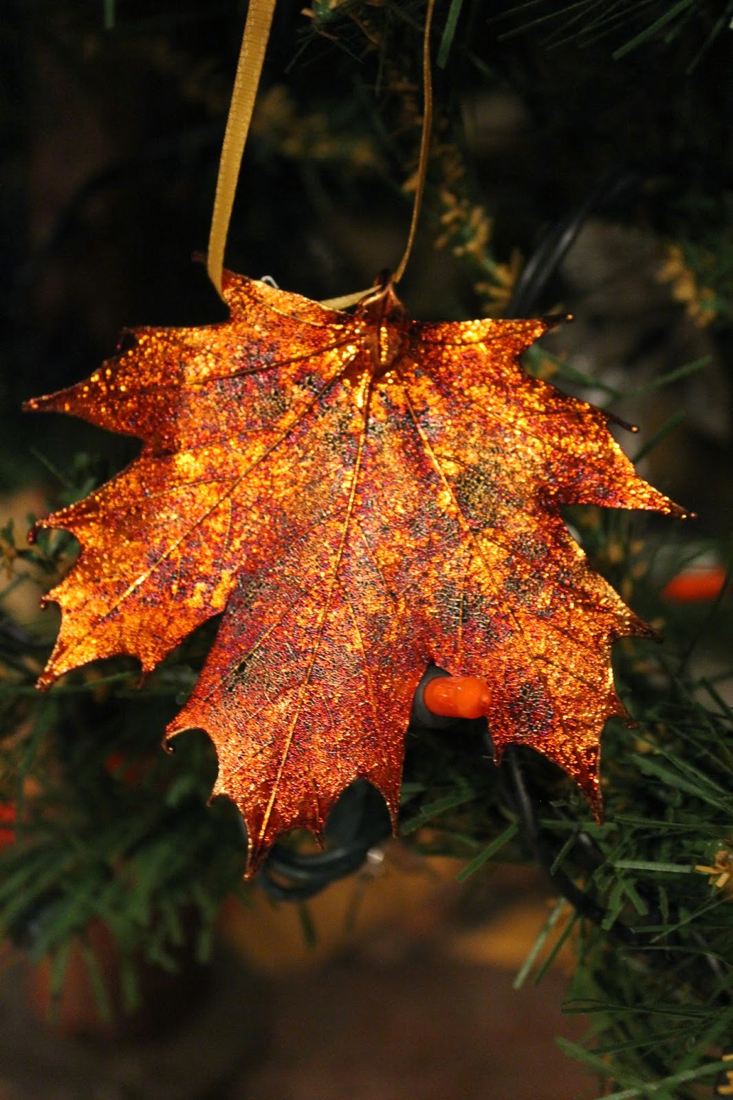 Ohio Thoughts Fall Decorated Christmas Tree