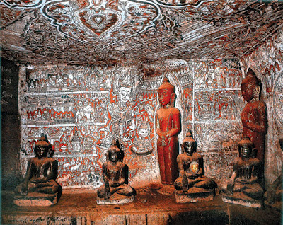 temple murals wallpaintings 