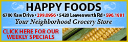 Kansas City Kansan: Happy Foods North ad --- October 28 ...