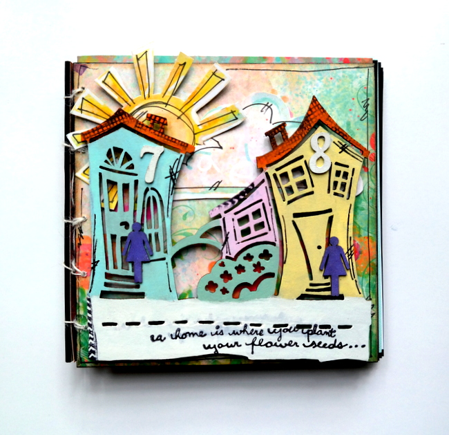 Wonky Street Chipboard Book Tando Creative