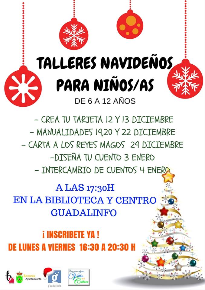 TALLERES NAVIDEÑOS EN LA BIBLIOTECA