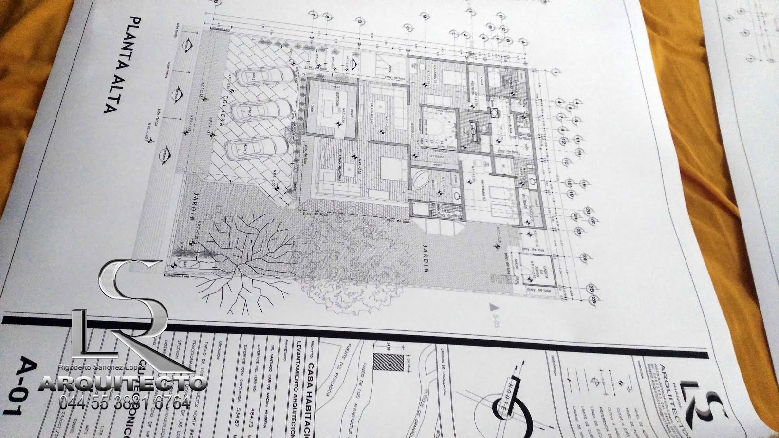 Levantamiento arquitectónico para dibujo planos arquitectónicos de casa habitación