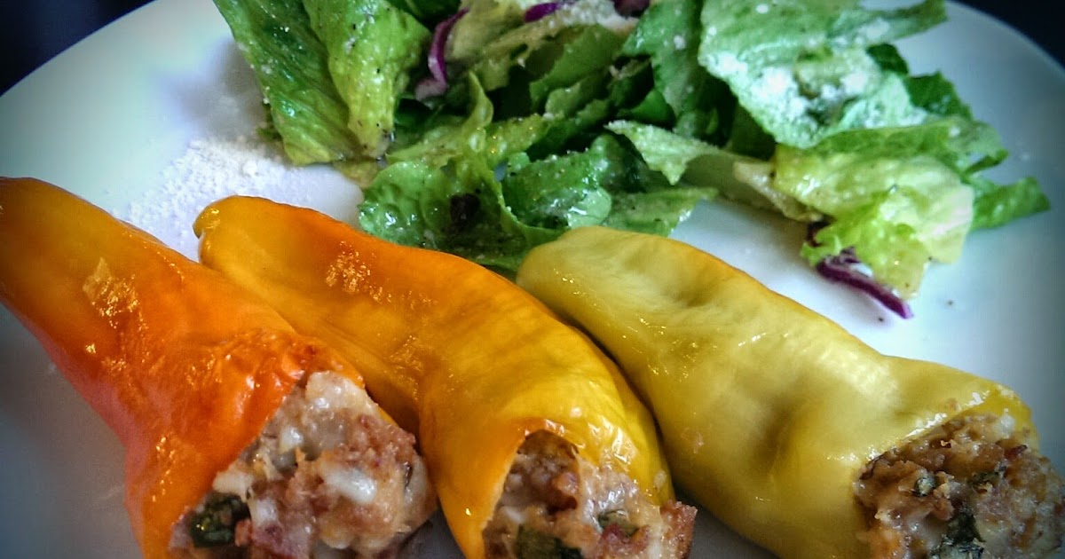 NonFoodie Foodie Stuffed Cubanelle Peppers