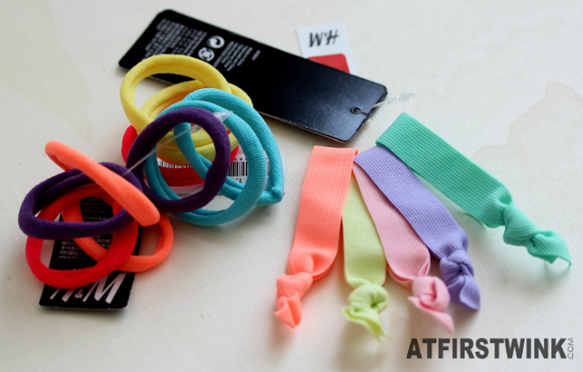 H&M neon hair ties