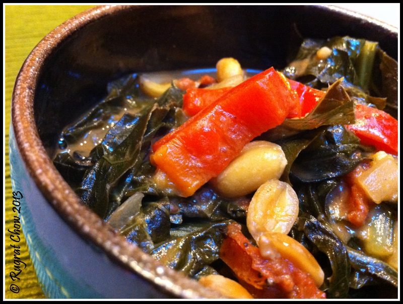 A Whole Food Life Cheater Boiled Peanuts & Collard Greens