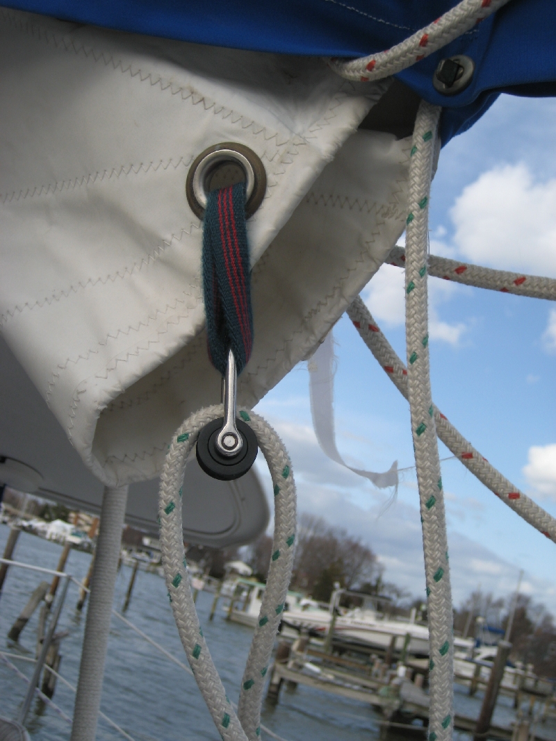 Sail Delmarva Reefing Luff Blocks