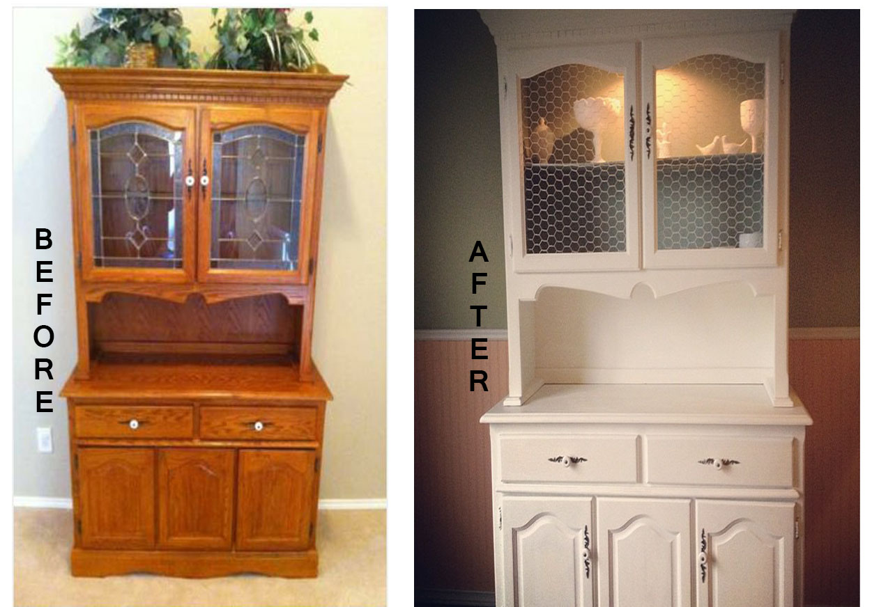 Life With the Tater Tots Craigslist Hutch Makeover