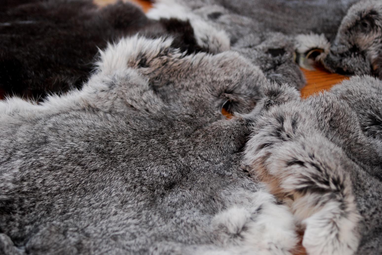 Applegarth Farm Rabbit Fur Tanning