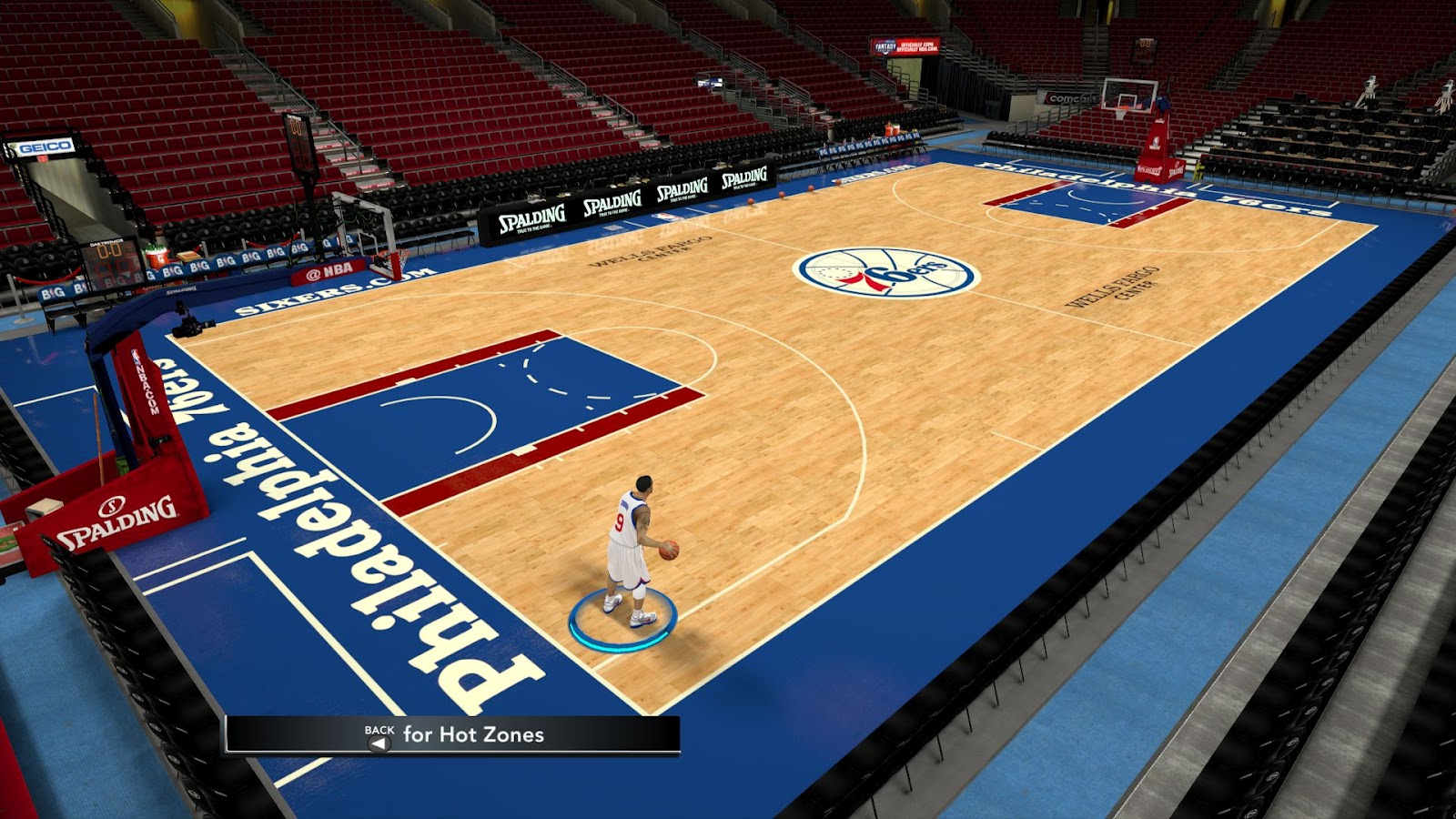 Philadelphia 76ers HD Court Patch NBA 2K12 - NBA2K.ORG1600 x 900
