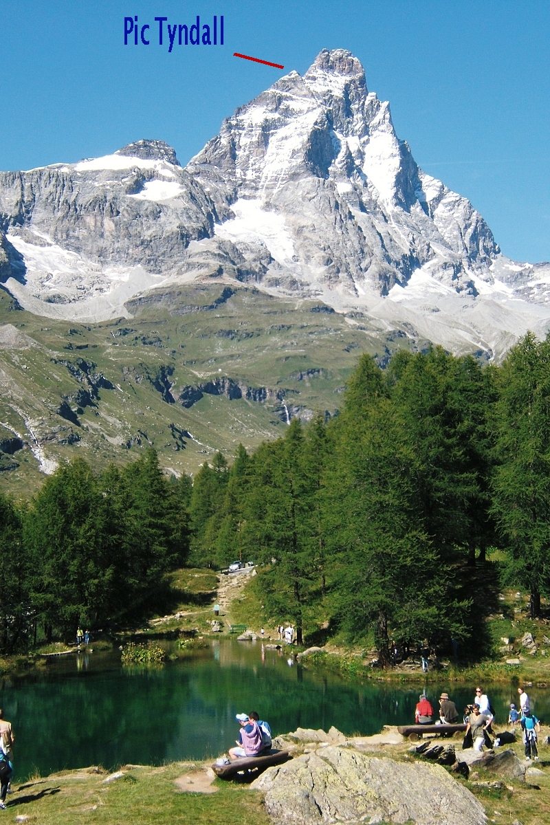 Tyndall Mountain Club Martin & Jimmy Manning on Cervino.