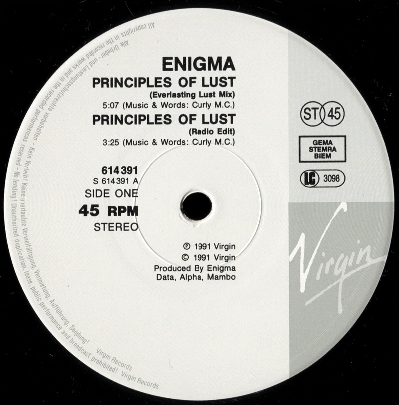Enigma - Principles Of Lust - YouTube