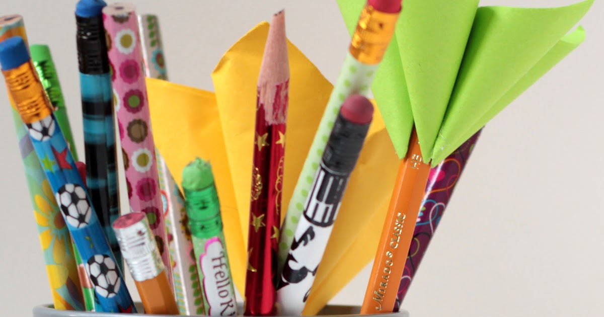 Kibbles 'N Knits DIY Chevron Pencil Cup