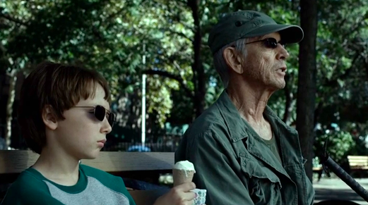 Young Matt Murdock sat with Stick, his mentor and father-figure