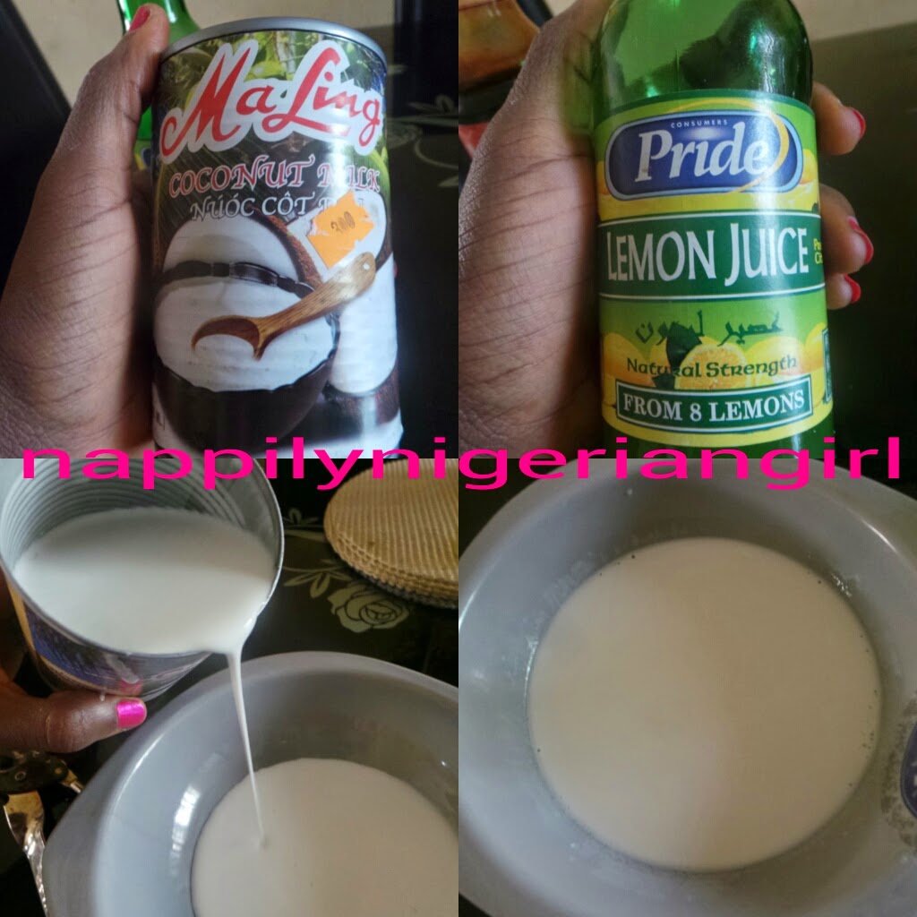 COCONUT AND LEMON STRAIGHTENING TREATMENT ON NATURAL HAIR -  nappilynigeriangirl