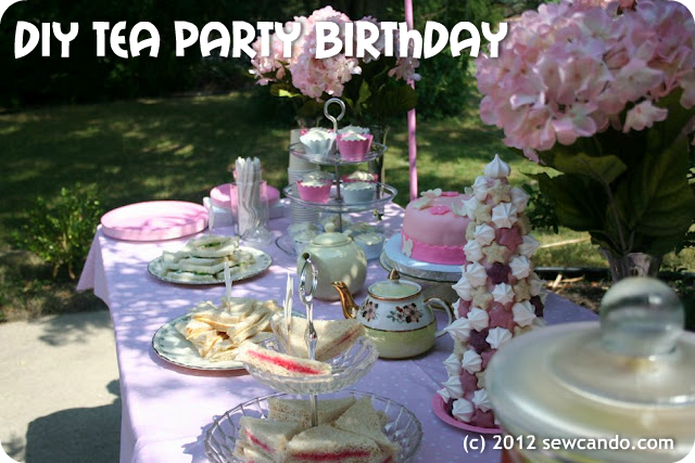 Sew Can Do Tea Party 1st Birthday On A Budget