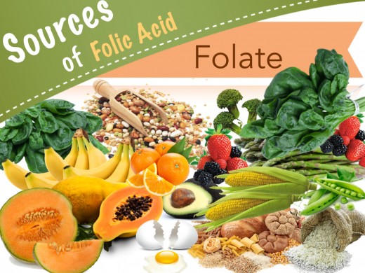 makanan yang mengandung asam folat