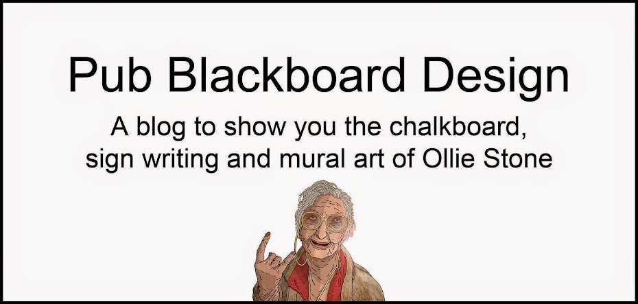 Pub Blackboard Design by Ollie Stone
