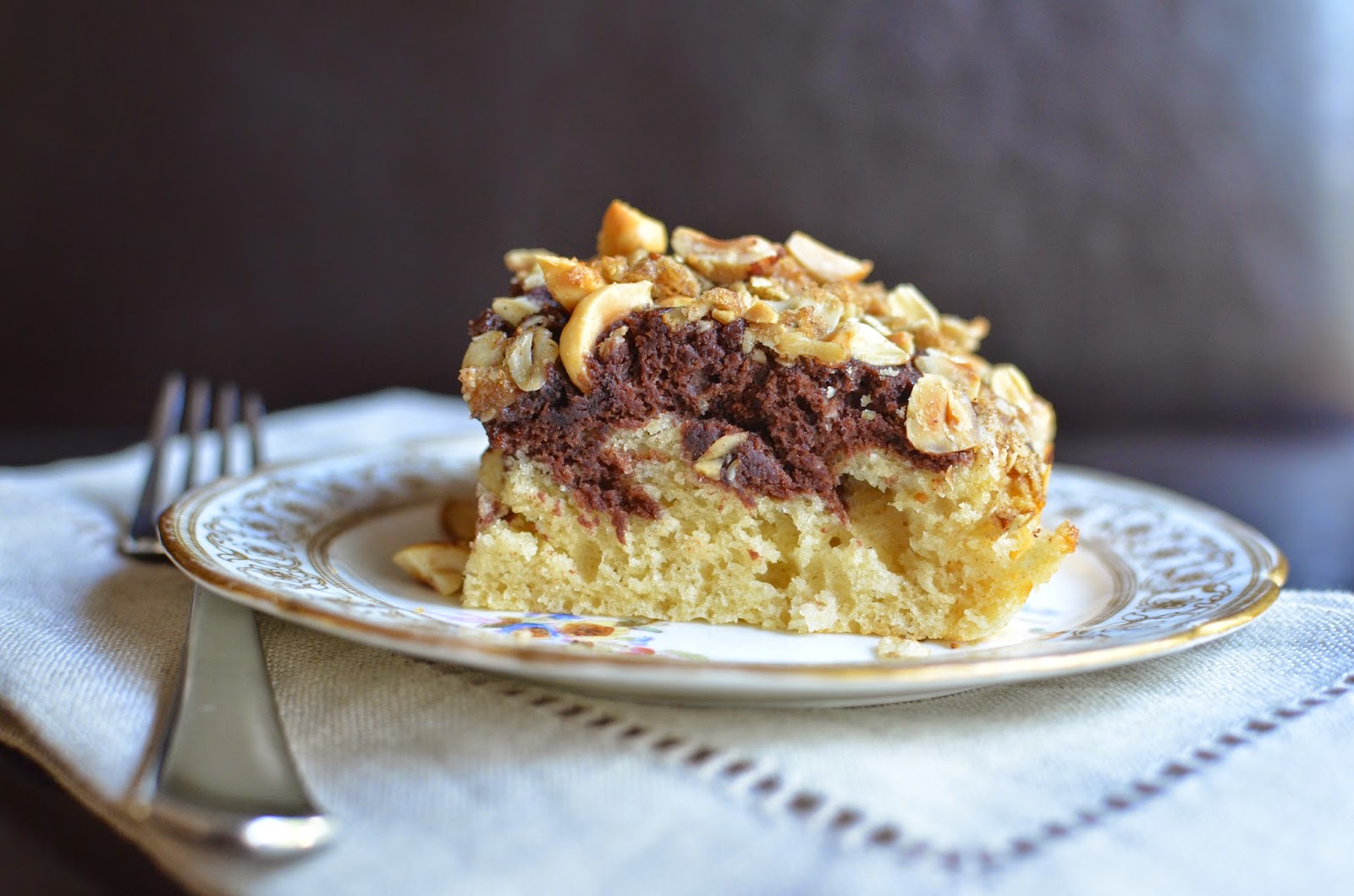 Playing with Flour Hazelnut marble coffee cake