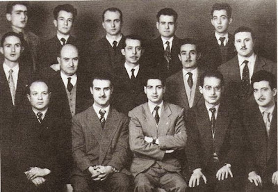 Componentes del equipo del Club Ajedrez Granja, temporada 1957/58