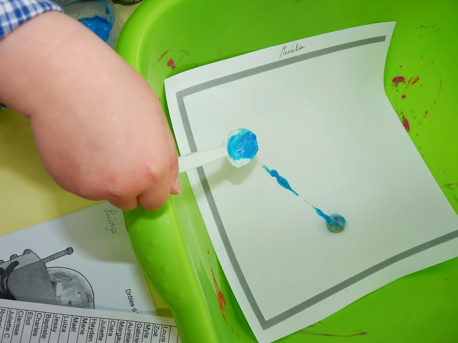 La classe de Sof: Techniques de peinture en maternelle.
