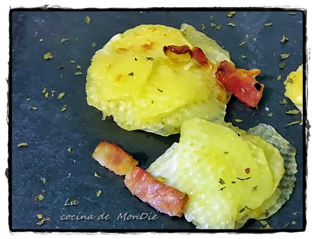 Patatas Con Nata Y Bacon
