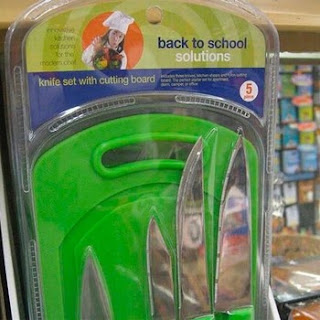 Set de cuchillos para niños... WTF