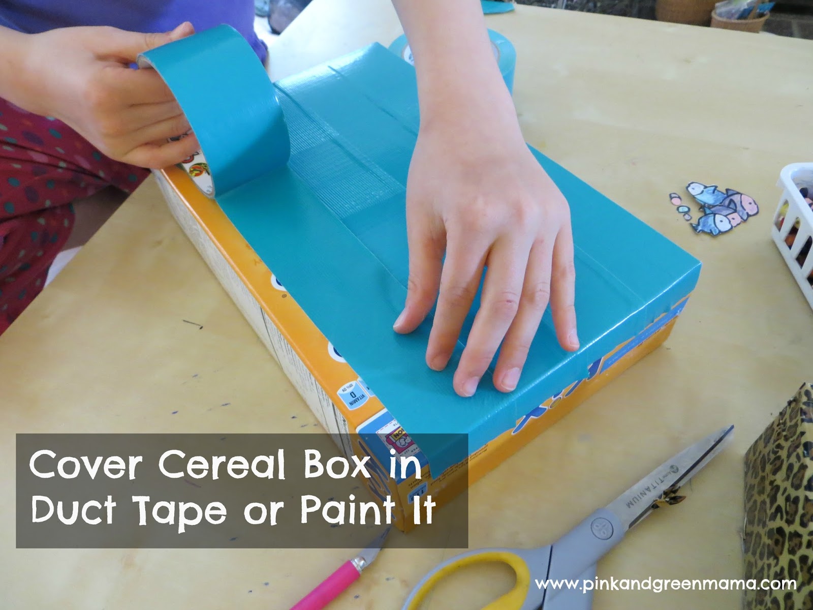 Pink and Green Mama Inkjet Printer Craft Display Kid's Art with DIY