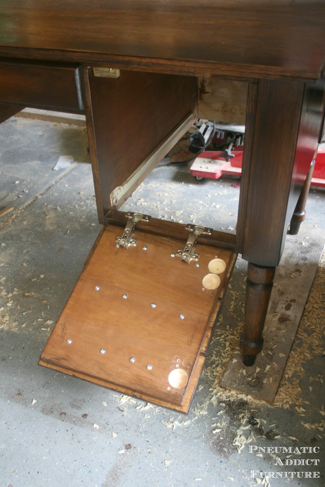 Pottery Barn Printer's Keyhole Desk Knockoff Tutorial Pneumatic Addict