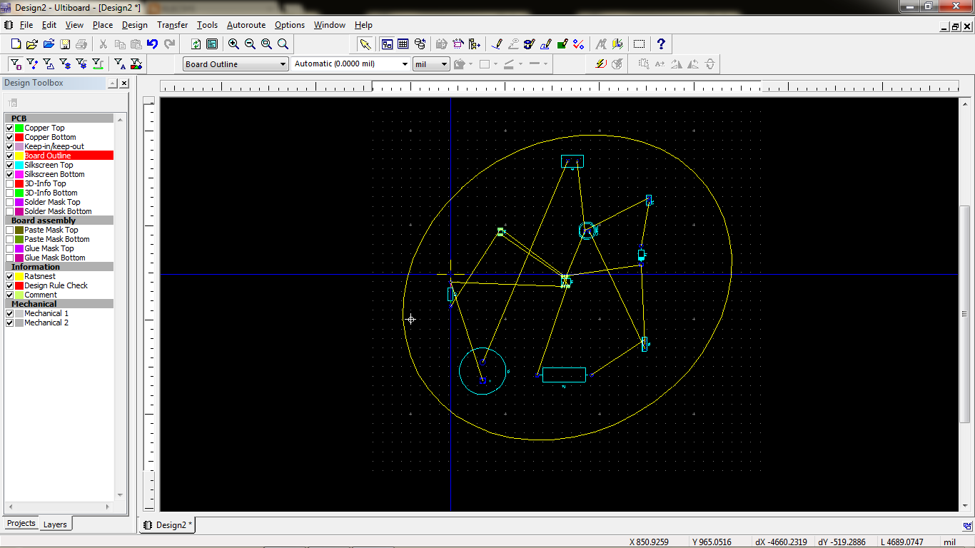 placing a ladder diagram multisim 12
