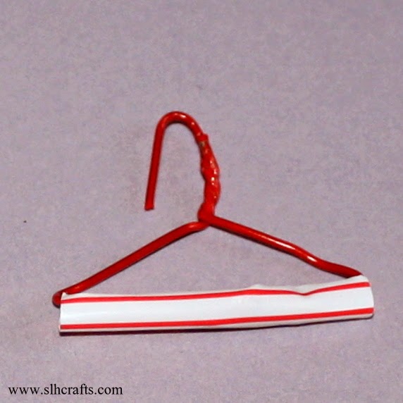 DIY: Mini Hanger from Paper Clip - For Miniature Wardrobe 